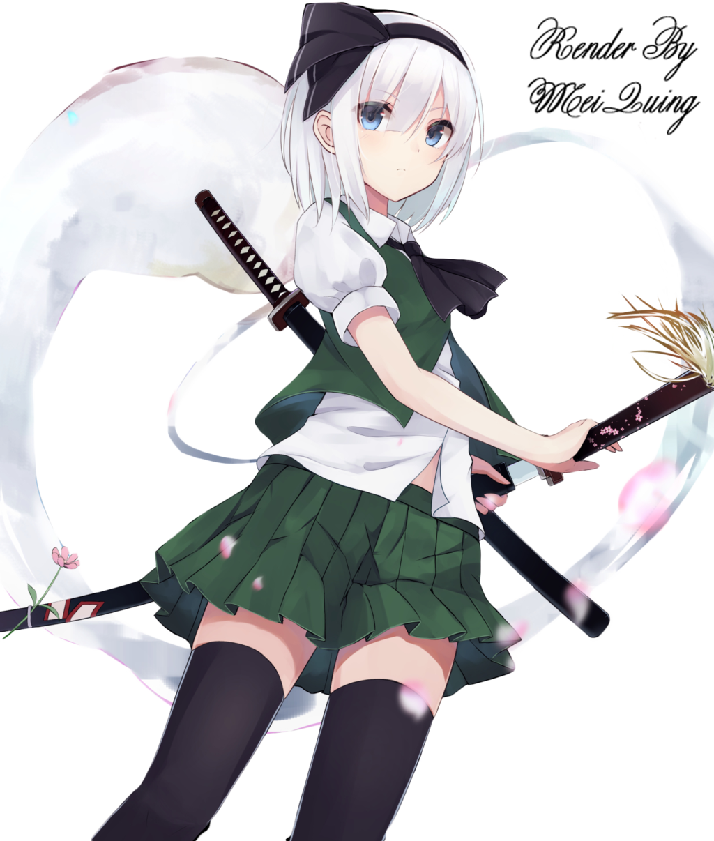 Render [ - Youmu Eyes Touhou (1024x1206)