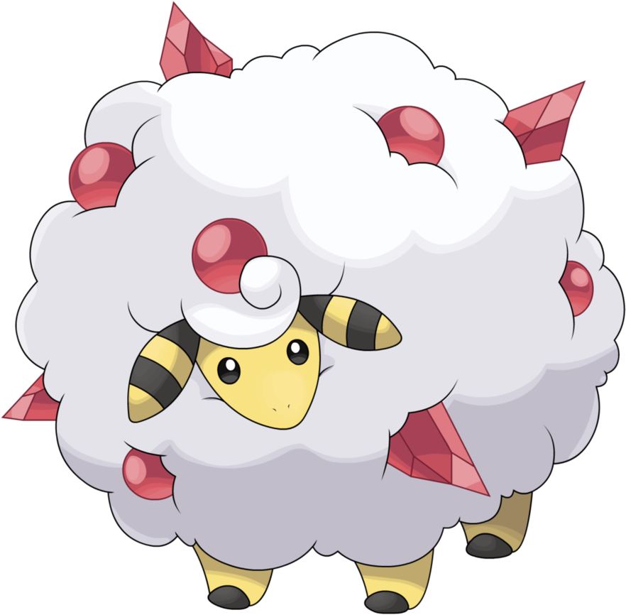 Crystal Ampharos By Cowctus - Crystal Pokemon Azurite (901x887)