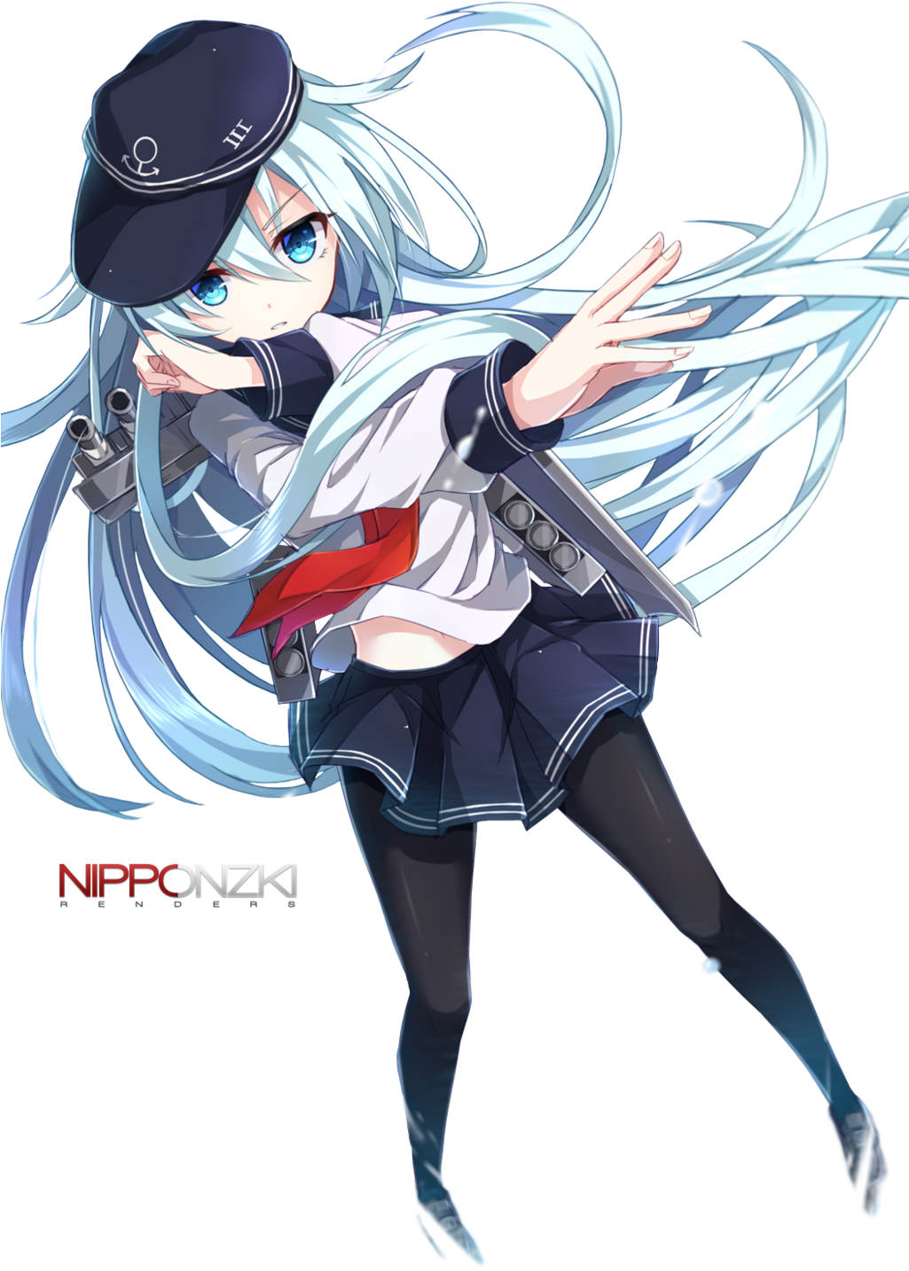 Hibiki Render By Nipponzki Hibiki Render By Nipponzki - Hibiki Kantai Collection Пнг (1024x1537)
