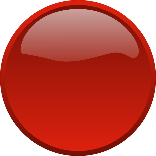Button-red Clip Art At Clipart Library - Red Circle No Background (600x600)