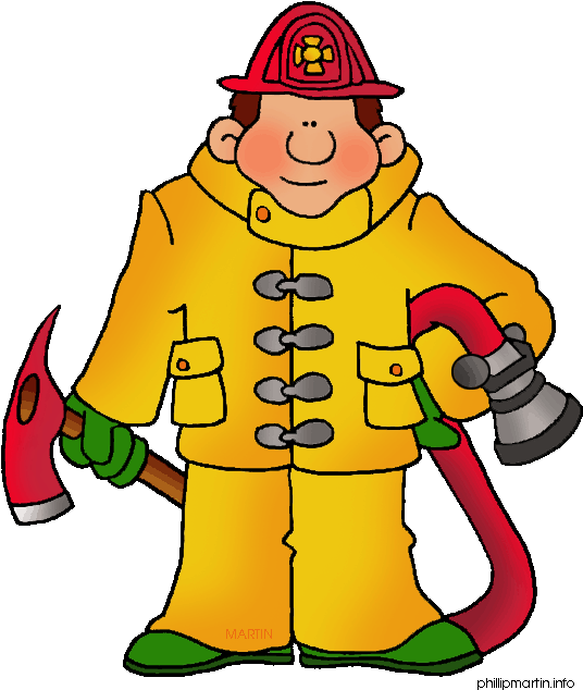Fire Fighter Clip Art - Firefighter Clipart (557x648)