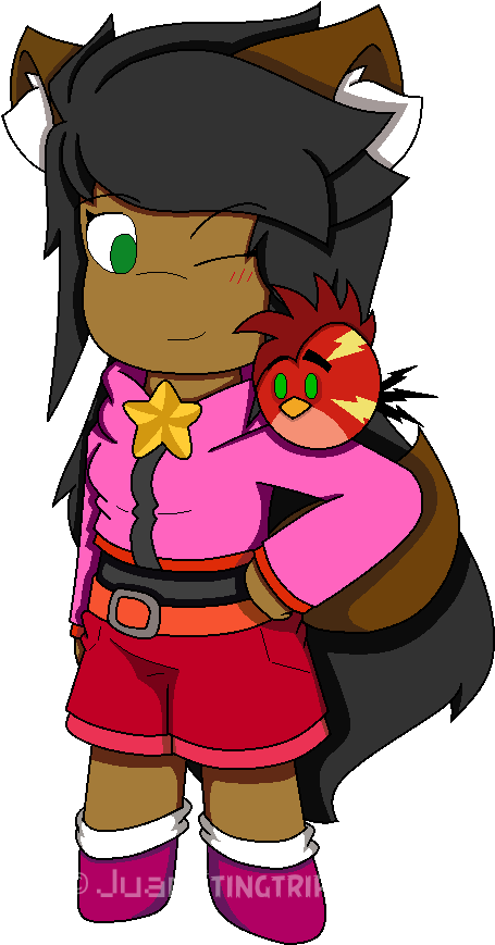 [art Trade] Kawasaki And Juan By Juanstingtrip - Cartoon (567x913)