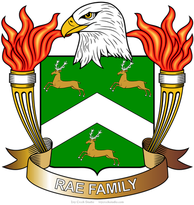 American Eagle Family Crests R Names - Crest (400x439)