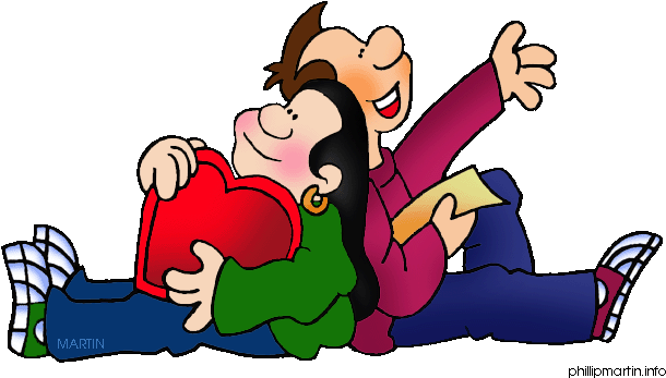 Love Poem Clipart - Month Of The Year February (648x380)