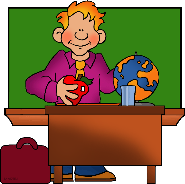 School Clip Art By Phillip Martin Classroom Teacher - Philip Martin Classroom (648x636)