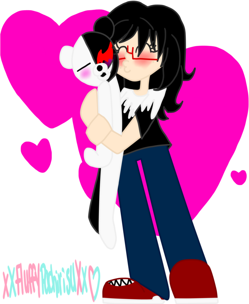 Art Trade - - - Monokuma X Xbrokenillusionx - - By - Art (816x979)