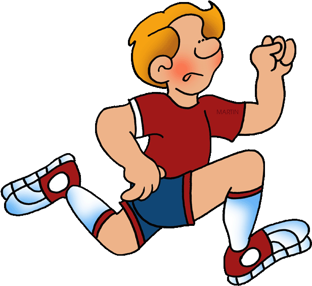 By Phillip Martin - Running Clipart (648x588)
