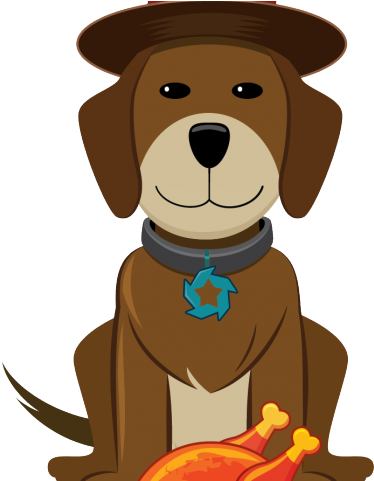 Hound Clipart Thanksgiving - Clip Art (640x480)