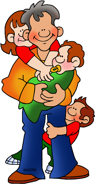 Free Family And Friends Clip Art By Phillip Martin, - Fathers Day Clipart (357x648)