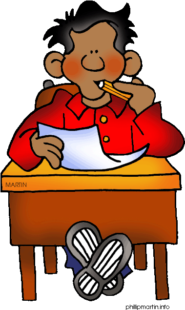 Finding - Phillip Martin Clipart Writing (393x648)