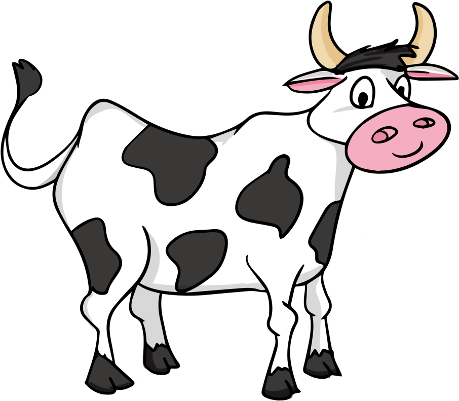 Cartoon Cow (1000x880)
