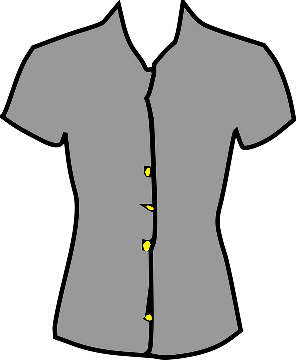 Outfit Clipart - Clipart Blouses (593x720)