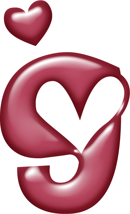 Click Here To See A Large Version - Letras Con Forma De Corazon (436x718)