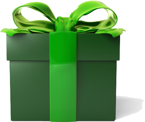 استلام وإرسال المهمات عبر الموقع - Green Gift Clipart (515x454)