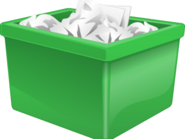 Plastic Clipart Clip Art - Recycle Bin (640x480)