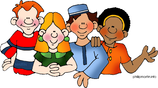 Friends Clip Art - Community Helpers Clip Art (633x352)