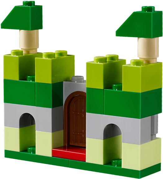 Lego Clipart Green - Lego 10708 - Classic Green Creativity Box (720x720)