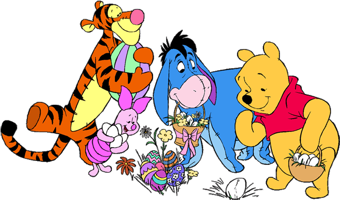 Free Cartoon School Clipart, Download Free Clip Art, - Spring Winnie The Pooh Clipart (700x423)
