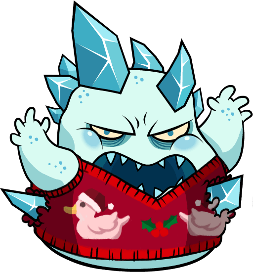 300% Xp When Feed To An Ice Monster - Cartoon (512x550)