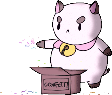 Animated Gif Transparent, Cartoon Hangover, Share Or - Bee And Puppycat Happy Birthday (400x400)