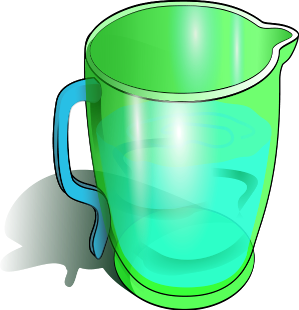 Red Jug - Jug Cliparts (600x621)