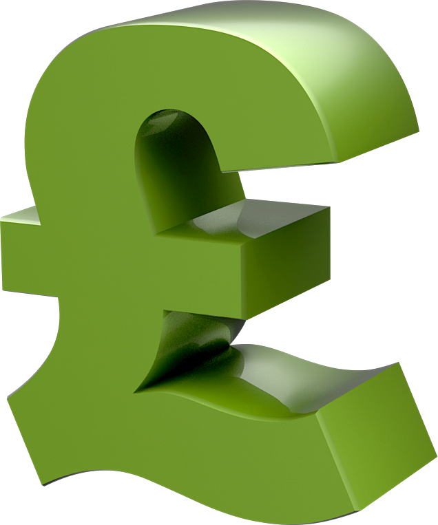 Clipart Pound Sign - Green Pound Sign Png (636x763)