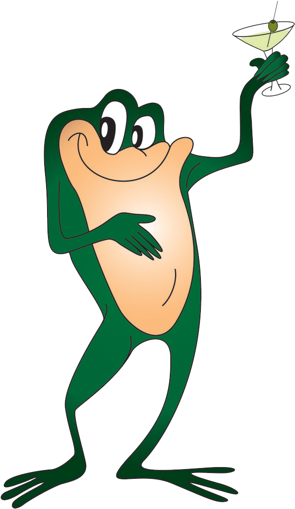 Frog Eating A Fly Png (626x1067)