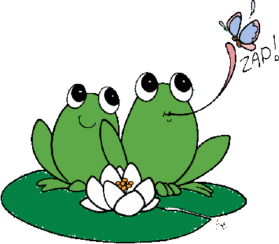Frog Singing - Happy Tuesday I Love You (399x349)