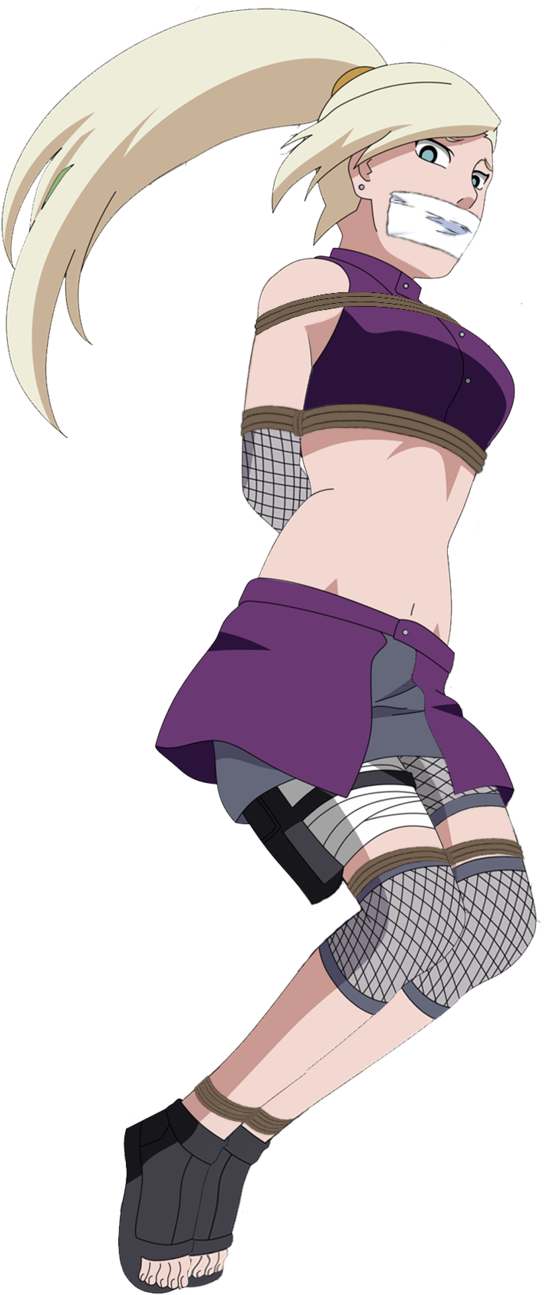 Ino Yamanaka From Naruto - Ino Tied Up (594x1346)