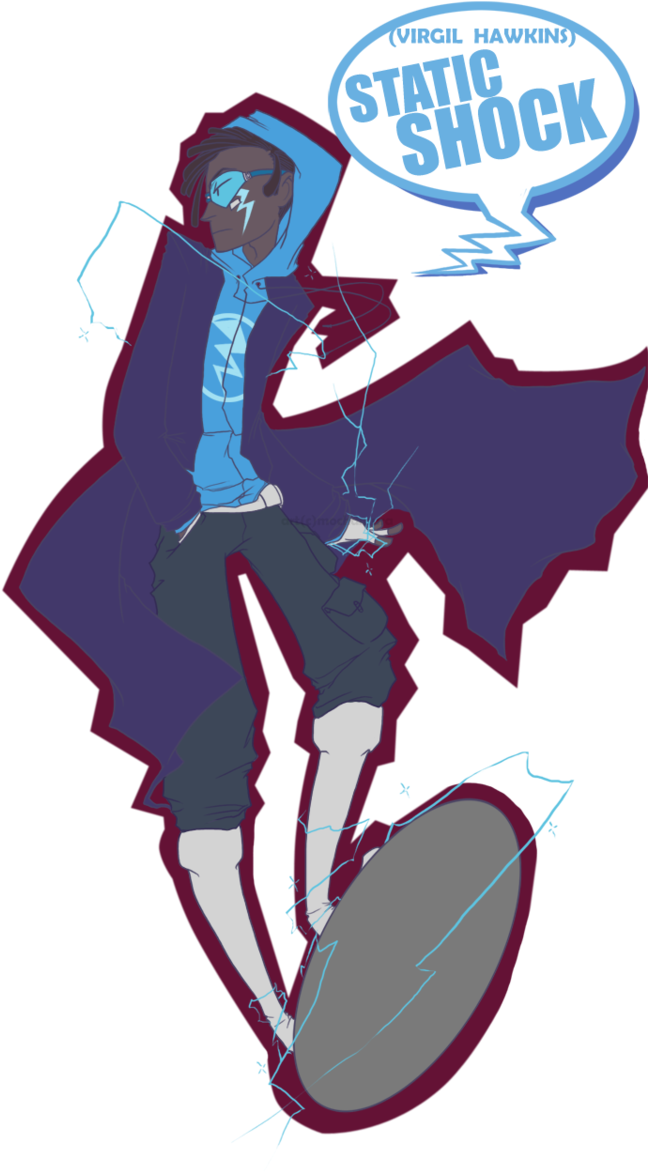 Static Shock By Mochamura - Static Shock Transparent Background (720x1260)