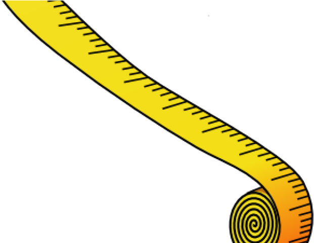 Ruler Clipart 1 Meter - Measuring Tape Clipart (640x480)