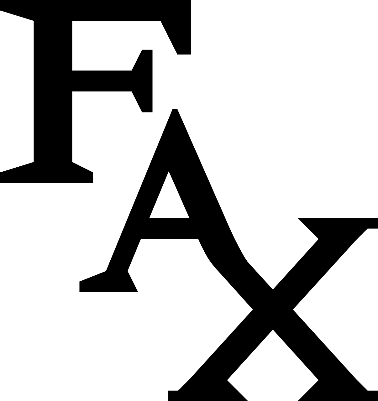 Fax Machine Clip Art (1206x1280)