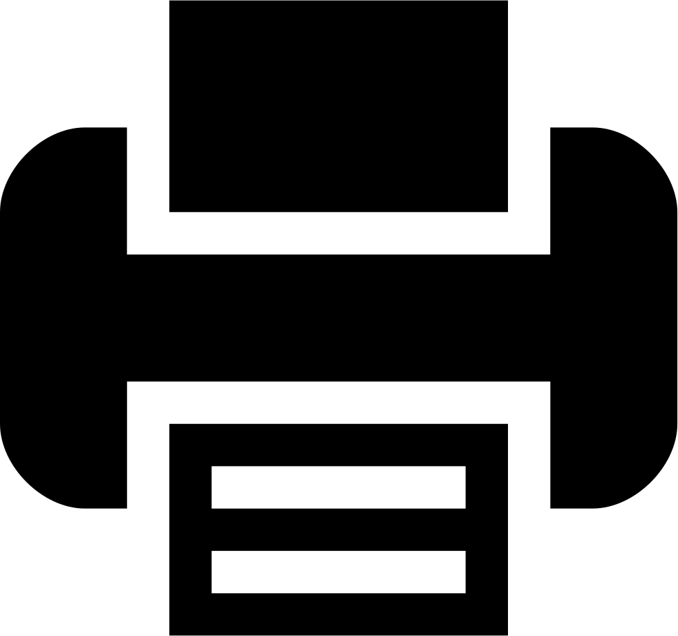 Fax Comments - Printer Png Icon (981x920)