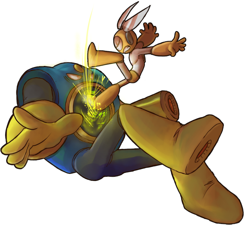 Cutman Vs Air Man By Sony-shock - Air Man Fan Art (900x874)