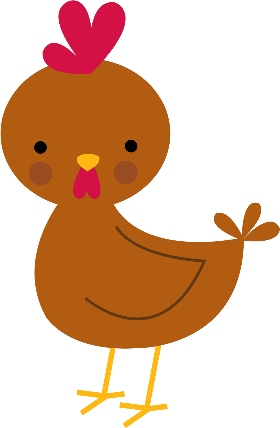 Galinha Fazenda Cute Png (1500x1500)