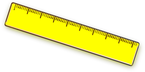 Yellow Ruler Clipart Clipartfest - Clip Art (600x301)