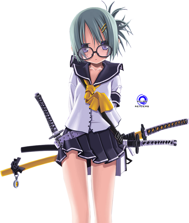 Render - Fc08 - Deviantart - Net/fs70/f/201 - Cute Samurai Girl Anime (747x800)