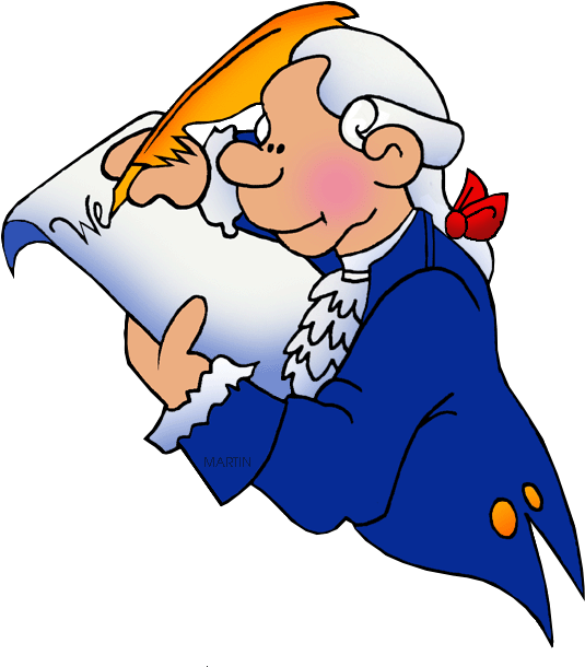 Jefferson Clipart Thomas Jefferson - Clipart Declaration Of Independence (611x648)