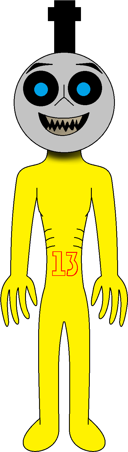 Jimothy - Thomas The Slender Engine Alanbro (585x1671)