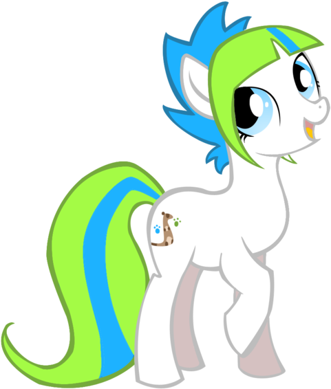 Fim Style Ferret Shock By Ellisarts - My Little Pony Ferret (600x646)