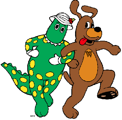 Dorothy The Dinosaur Clipart - Dorothy The Dinosaur And Wags The Dog (429x421)