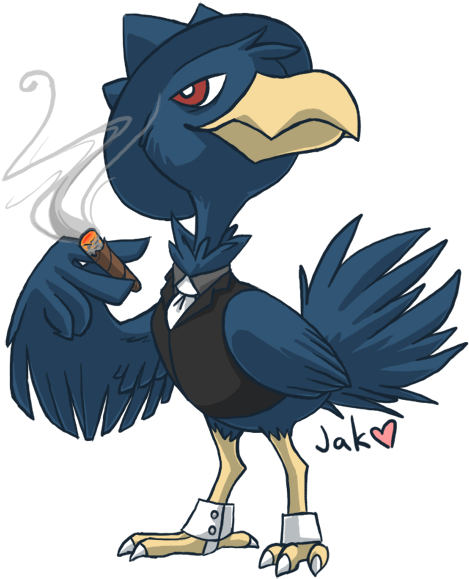 Ike You Skipped This One - Pokemon Murkrow (500x615)