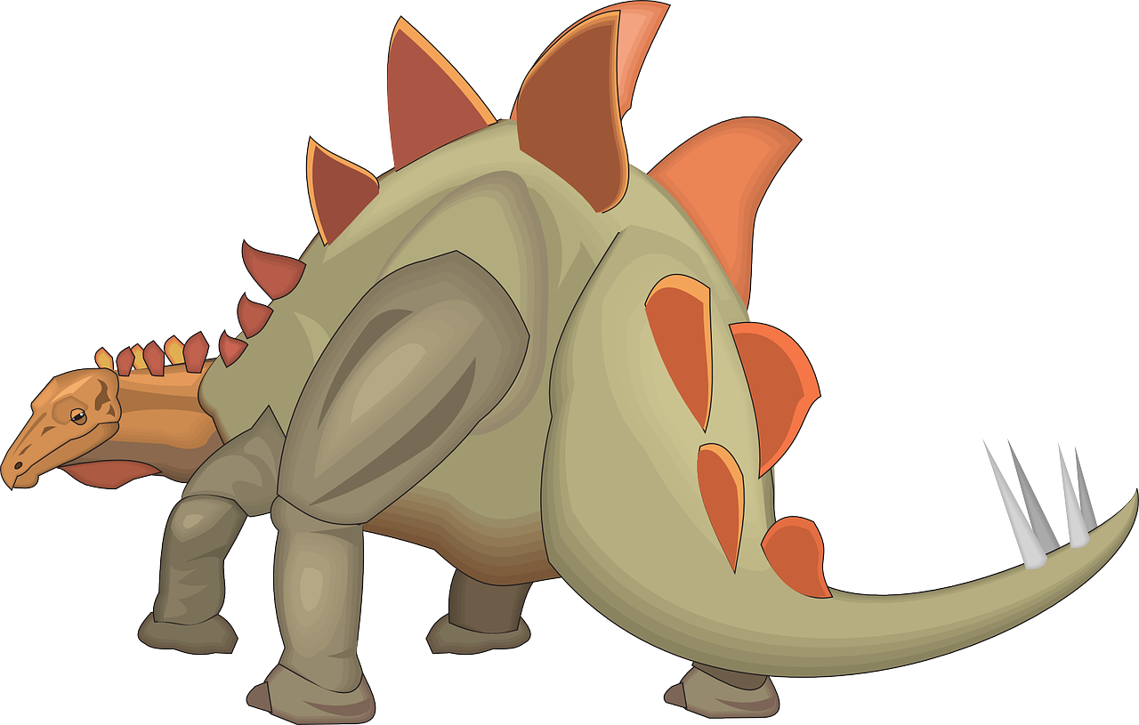 Collection Of Images Of Cartoon Dinosaurs - Back Of A Dinosaur (1280x815)