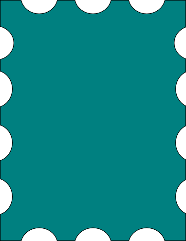 Postage Stamp Svg Freebie - Circle (382x495)