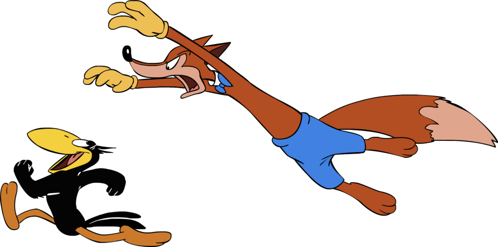 More Like Von Vulture Is Going To Let Me Try On His - Fox And Crow Cartoon (1024x509)