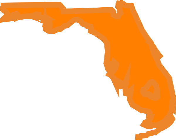 Florida State Outline Png (600x479)