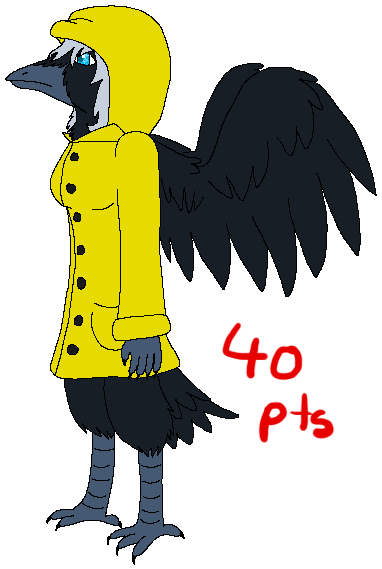 Anthro Crow Girl Adopt Open By Darktornathore - Illustration (396x580)