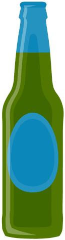 Green Beer Bottle Neck Foil Transparent Png - Beer Bottle (512x512)