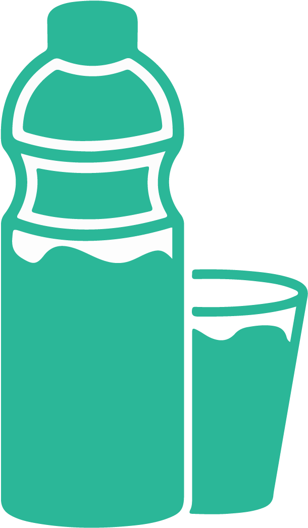 Logo Mineral Water Water Bottle - Logo Bottle Png (1848x1563)