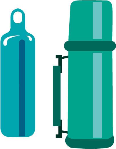 Vector Hand-drawn Cartoon Cup Kettle - Water Bottle (595x595)